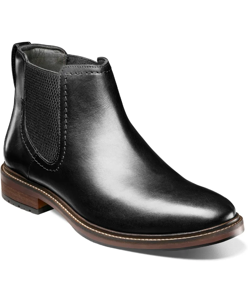 Florsheim Men's Forge Plain Toe Gore Boot - Black
