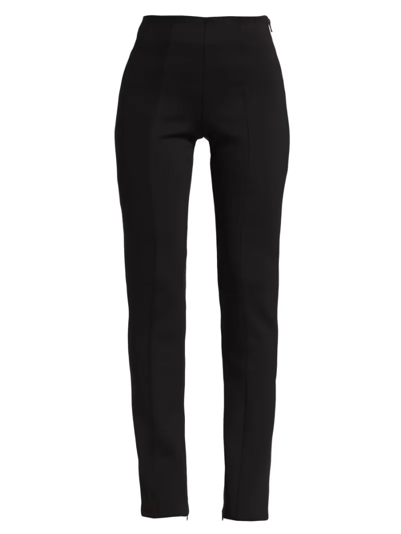 Good American Women's Good Waist Flare Scuba Pants - Black - Size XXXL
