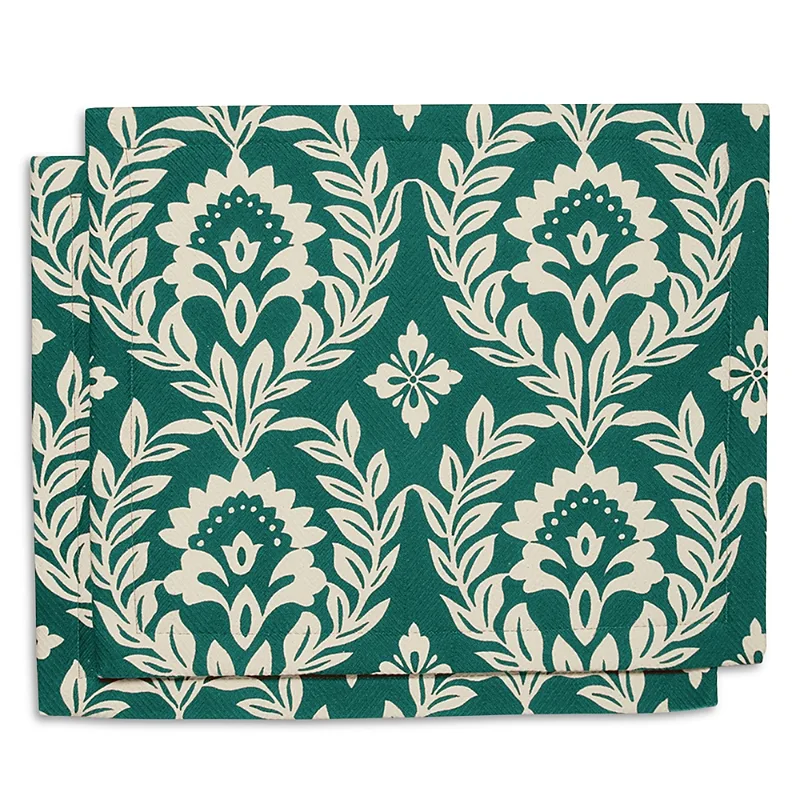 La DoubleJ Herringbone Table Mats, Set of 2