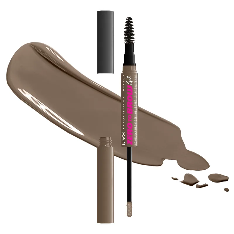 NYX Professional Makeup Zero-To-Brow Tinted Brow Gel | Ash Brown