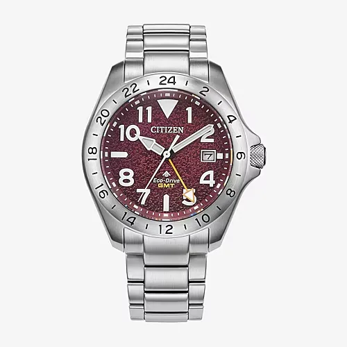 Citizen Land Mens Silver Tone Stainless Steel Bracelet Watch Bj7150-50w, One Size, Silver