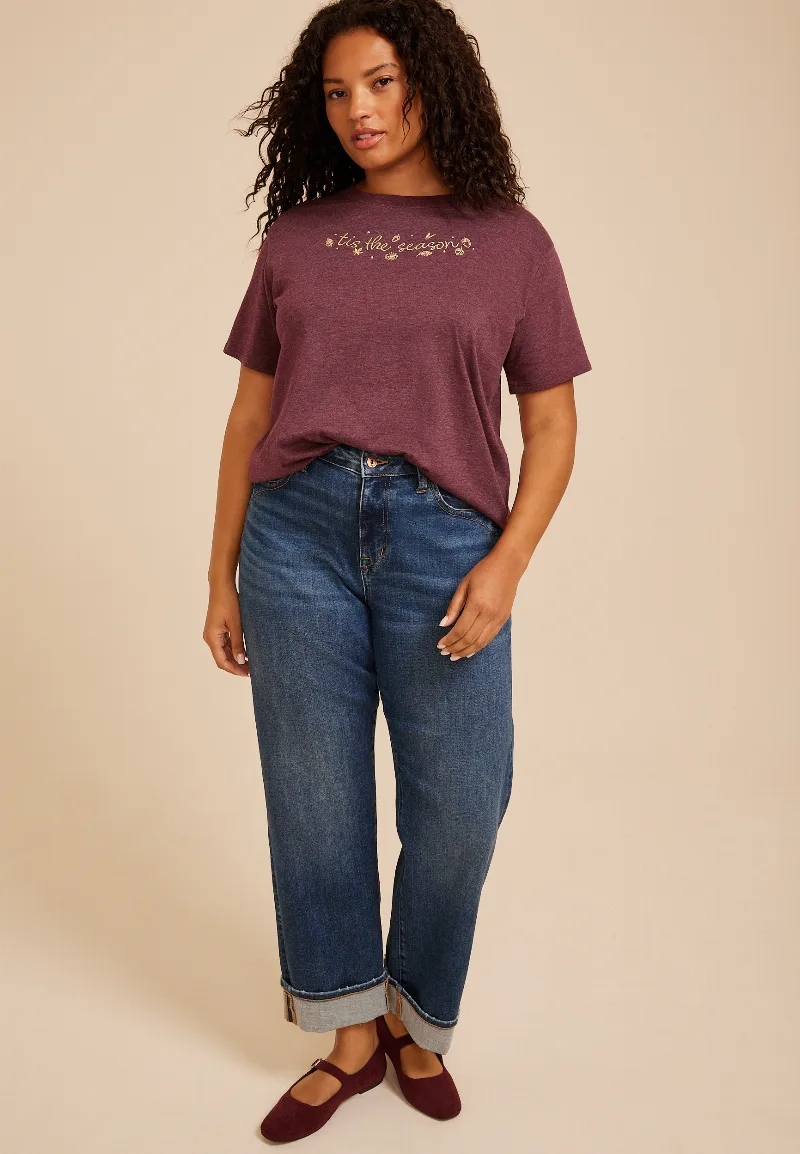 Maurices Plus Size Women's Tis The Season Vintage Fit Graphic Tee