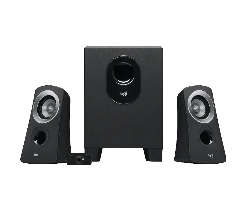 Logitech Z313 Speaker System with Subwoofer Rich Balanced Sound - Black