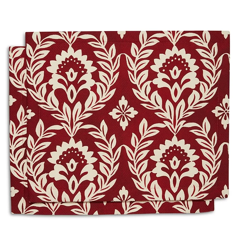 La DoubleJ Herringbone Table Mats, Set of 2