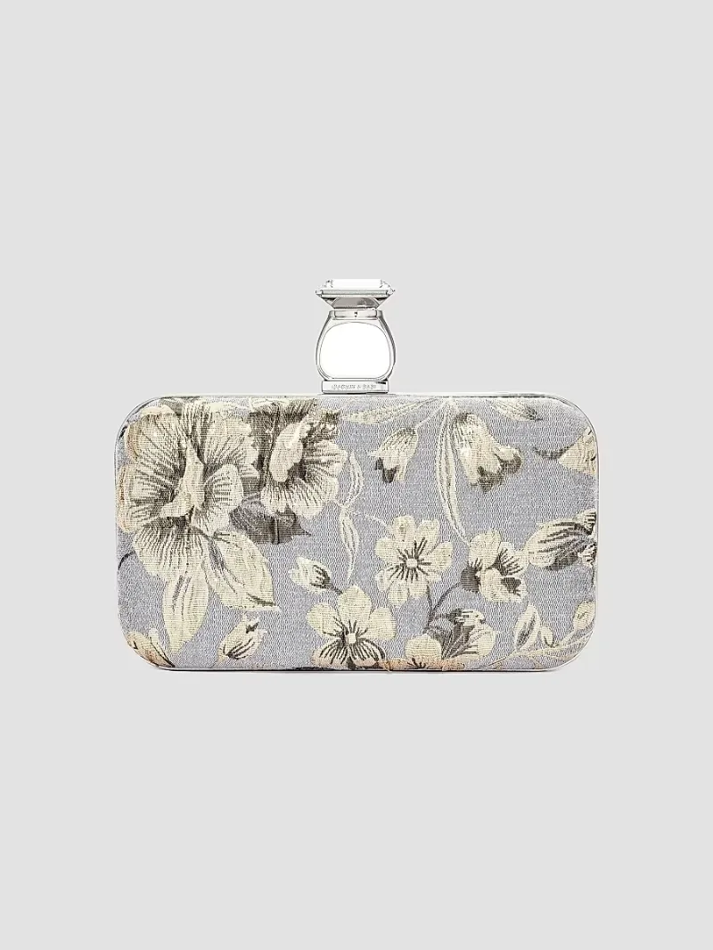 SACHIN BABI Women's On The Rocks Printed Jacquard Clutch - Golden Gardens