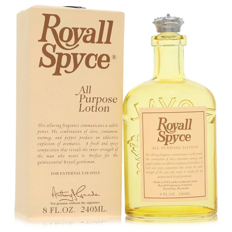 Royall Spyce Cologne 8 oz All Purpose Lotion / Cologne for Men