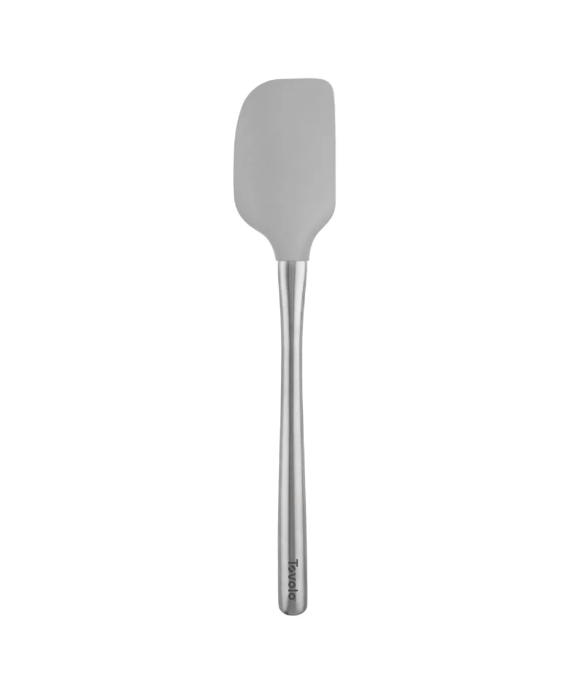 Tovolo Flex-Core Heat Resistant Stainless Steel Handled Spatula - Oyster Gray