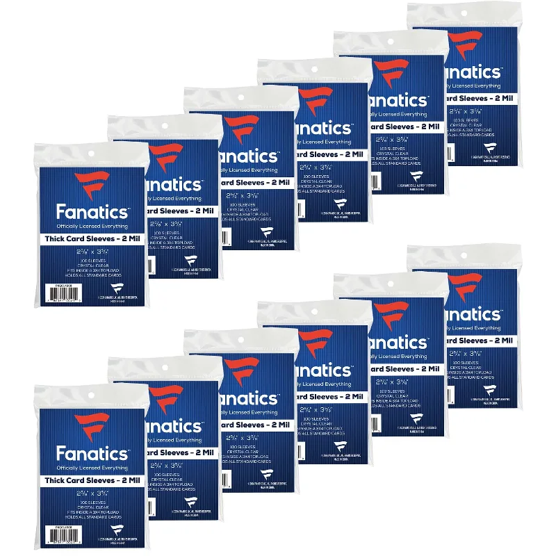 Fanatics Authentic Fanatics Thick Soft Sleeve Bundle - 1200 Sleeves