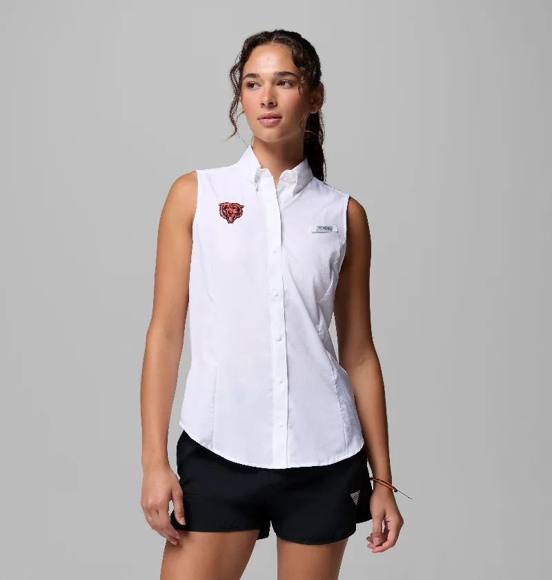 Columbia Women's PFG Tamiami Sleeveless Shirt - Chicago Bears-