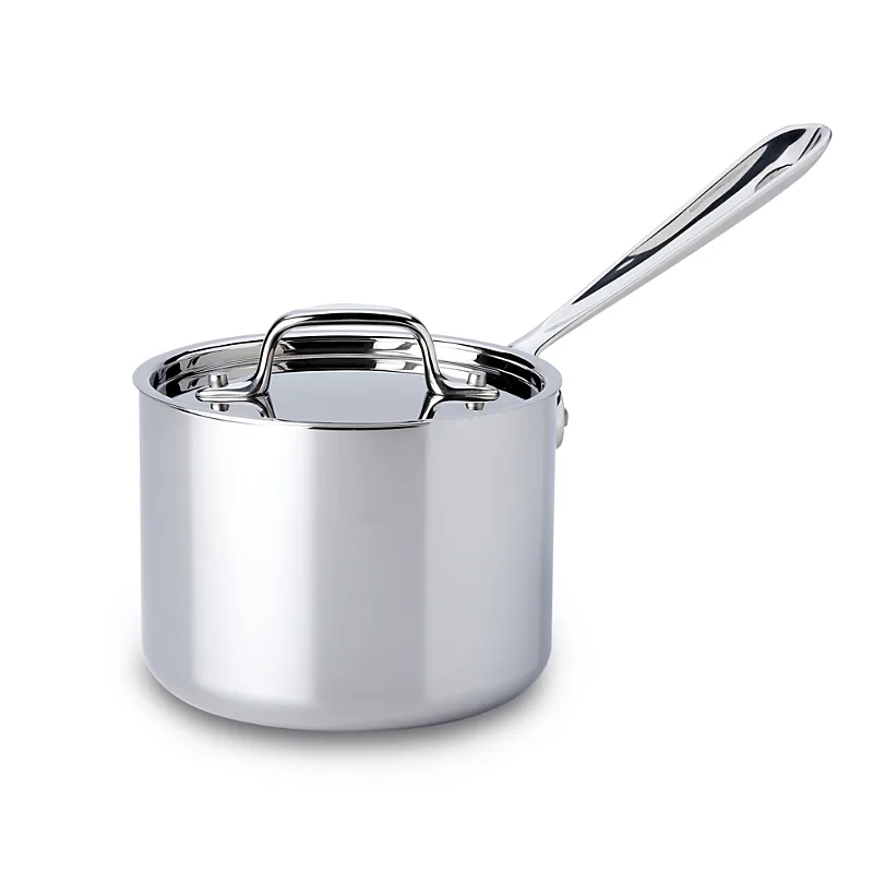 D3 Stainless Steel 2 Quart Sauce Pan with Lid