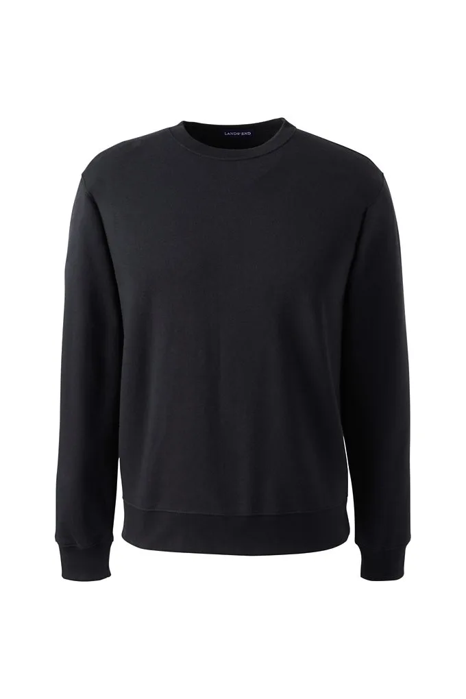 Unisex Crewneck Sweatshirt - Lands' End - Black - L