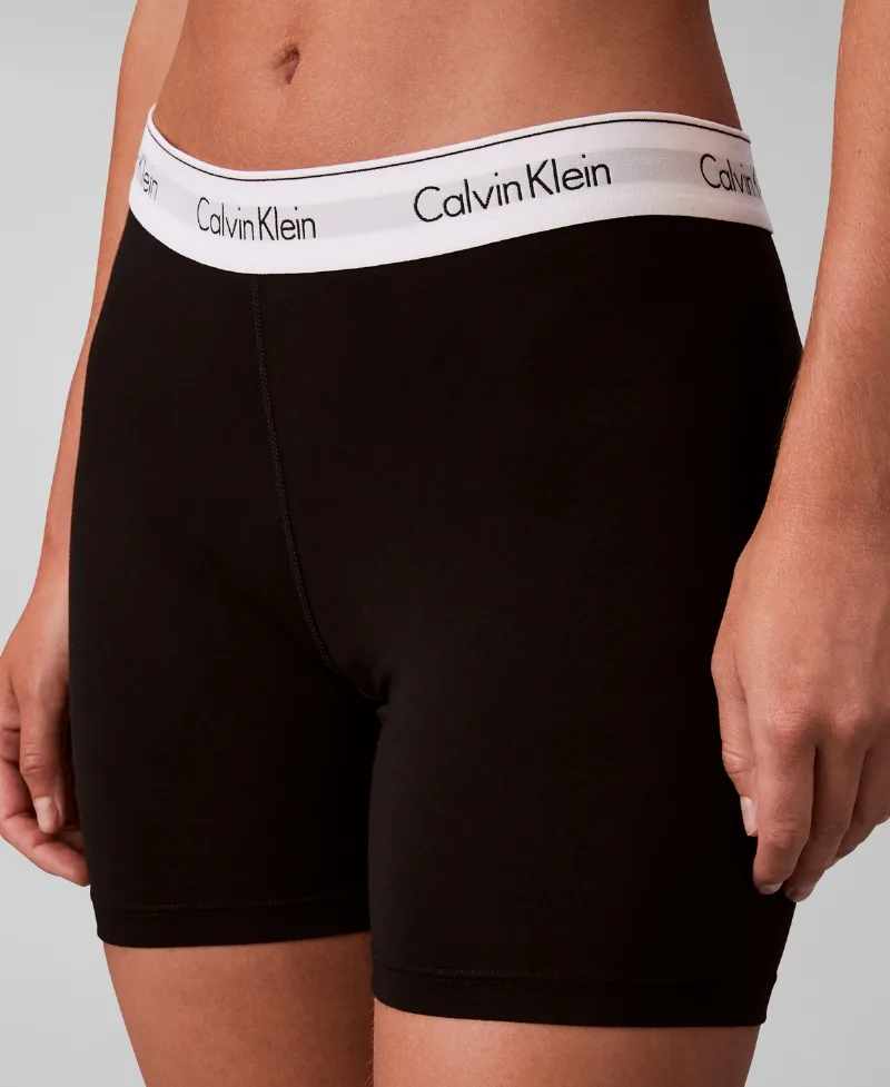 Calvin Klein Women's Icon Cotton-Modal Boxer Brief QF8528 - Black