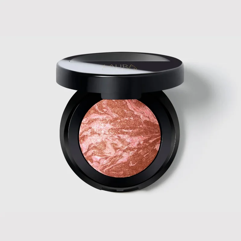 Laura Geller Beauty Baked Blush-N-Brighten Marbleized Blush Sunswept