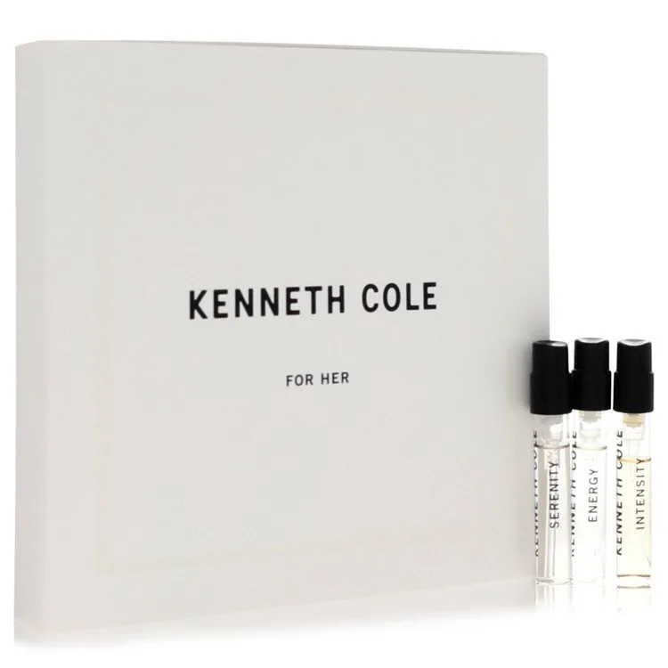 Kenneth Cole For Her for Women, Gift Set (Mini Gift Set - .13oz EDP Kenneth Cole For Her +0.05oz EDT Serenity +0.05oz EDT Energy+ 0.05oz EDT Intensity