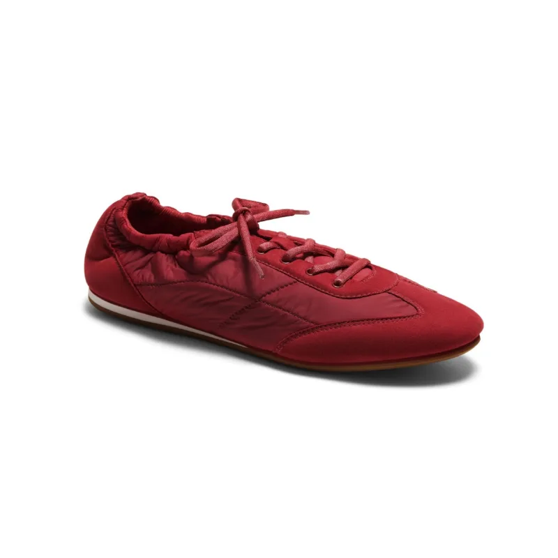 Vivaia Women's Yancy Jogger Re-Nylon Sneakerina - Brick red water rpt