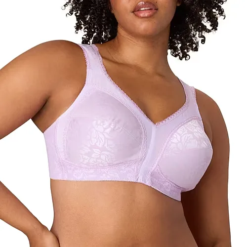 Playtex 18 Hour Ultimate Shoulder Comfort Full Coverage Wireless Full Coverage Bra 4693, C, Purple