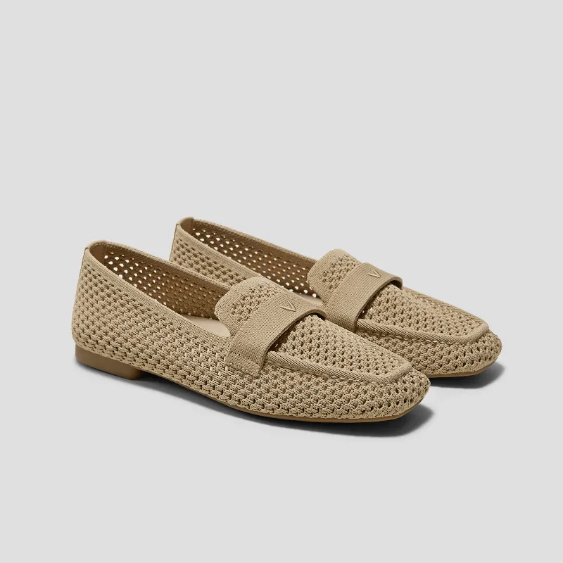 VIVAIA Square-Toe Icon Loafers (Silvie)|NUDE PEACH|US 8.5