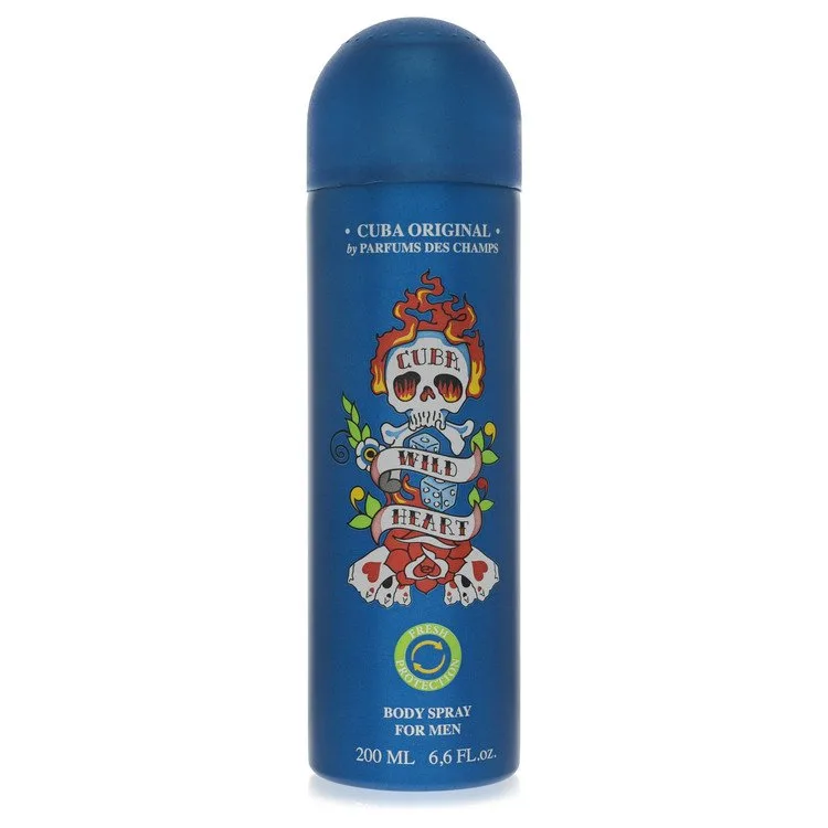 Cuba Wild Heart Deodorant by Fragluxe 6.7 oz Deodorant Spray for Men