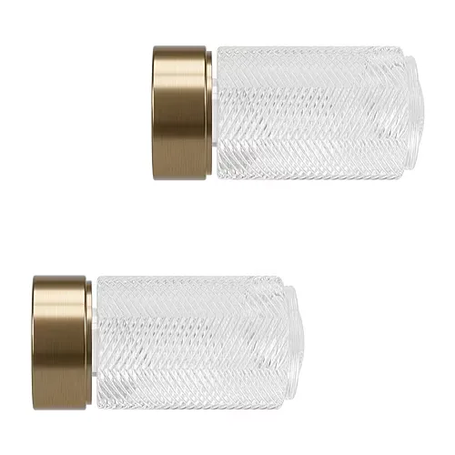 Umbra Mix & Match Acrylic Column 2-pc. Finials, One Size, Multiple Colors