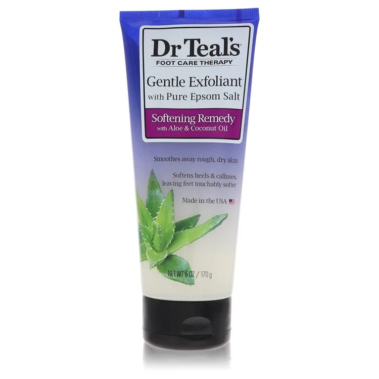 Dr Teal's Gentle Exfoliant With Pure Epson Salt Shower Gel 6 oz Gentle Exfoliant with Pure Epsom Salt Softening Remedy with Aloe & Coconut Oil (Unisex