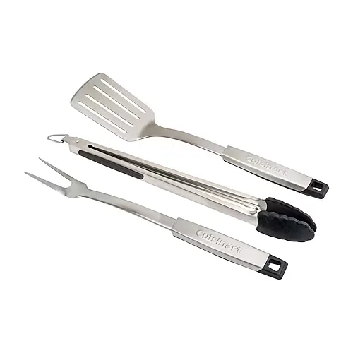 Cuisinart Outdoors Professional 3-pc. Grilling Set, One Size, Stainless Steel
