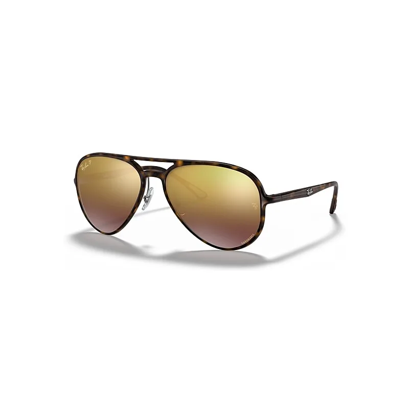 Ray-Ban Rb4320 Polarized+ Lenses Sunglasses Light Havana Frame Violet Lenses Polarized 58-16