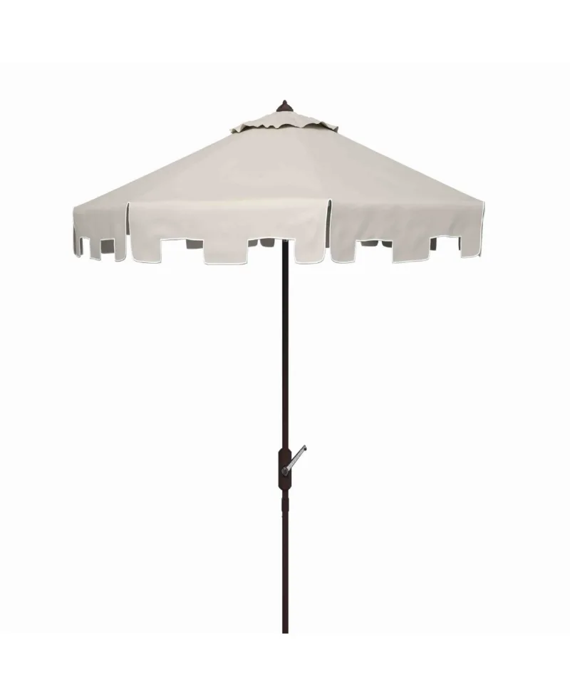 Zimmerman 11' Market Umbrella - Beige, White