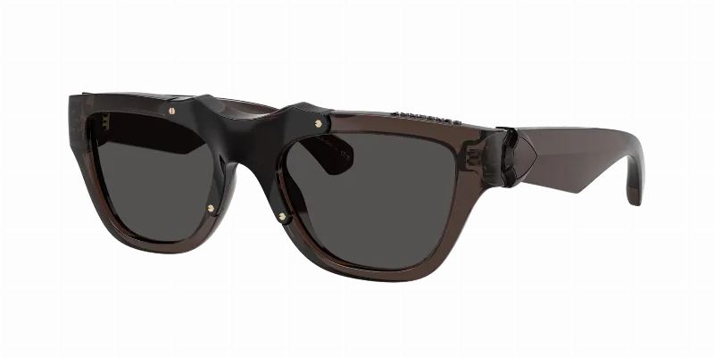 BURBERRY Unisex Sunglasses BE4445U  -  Frame color: Grey, Lens color: Dark Grey