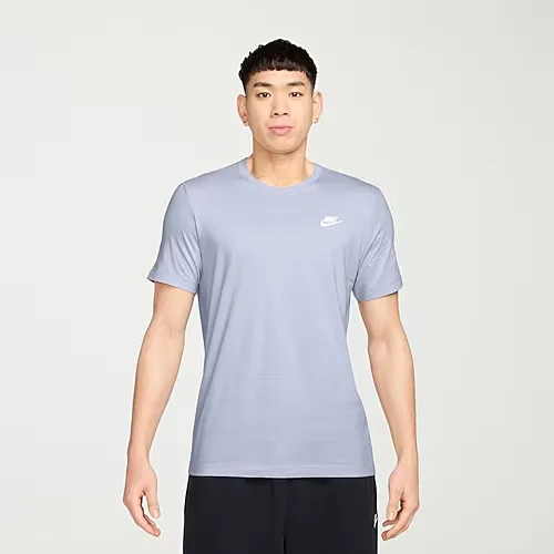 Nike Club Embroidered Logo Mens Crew Neck Short Sleeve Active Big and Tall T-Shirt, 2x-large Tall, Blue