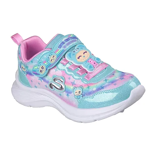 Skechers Jumpsters 2.0 Cutie Critters Little Kid Girls Sneakers, 1 Medium, Blue