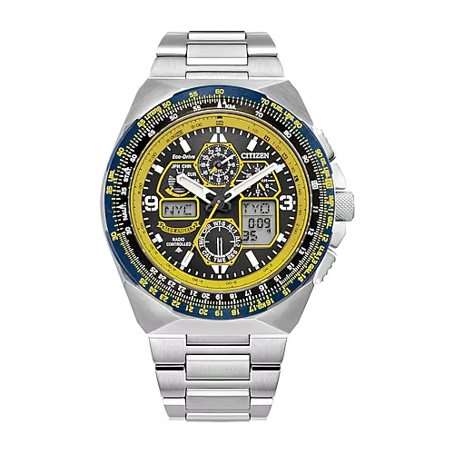 Citizen Mens Silver Tone Stainless Steel Bracelet Watch Jy8125-54l, One Size