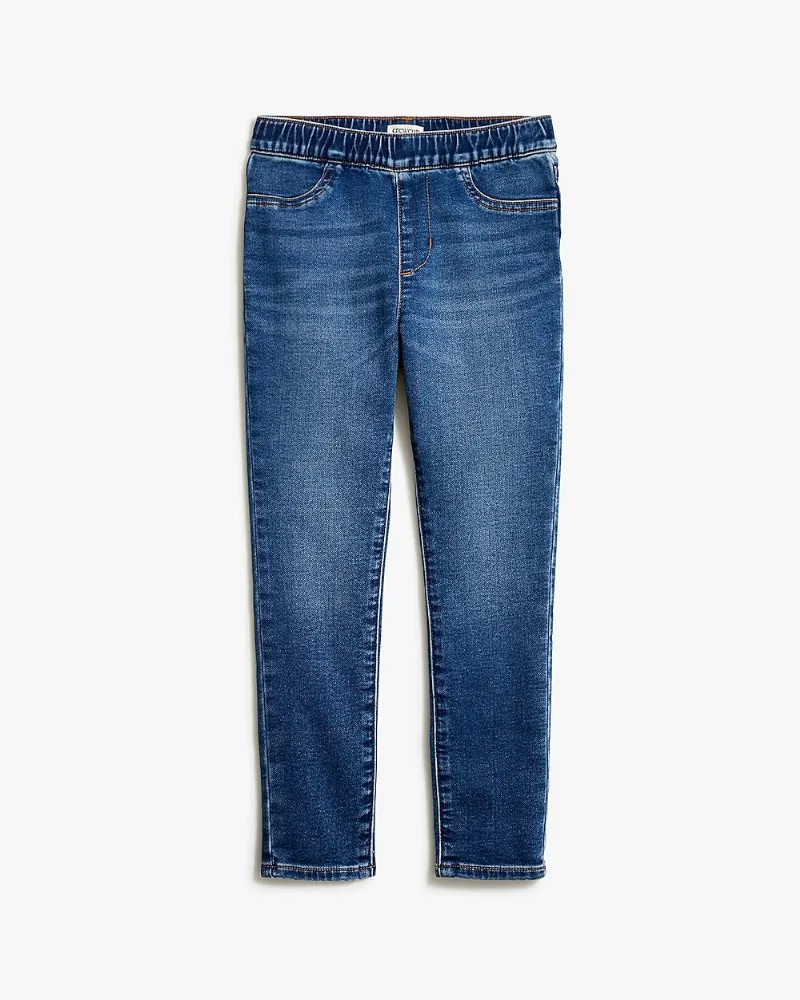 Girls' cotton-blend jeggings