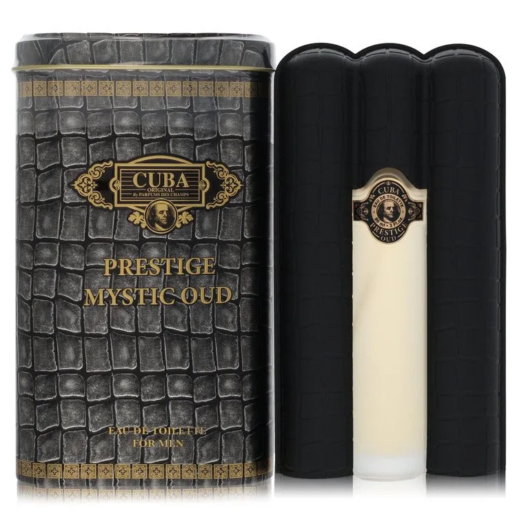 Cuba Prestige Mystic Oud Cologne by Fragluxe 3.0 oz EDT Spray for Men