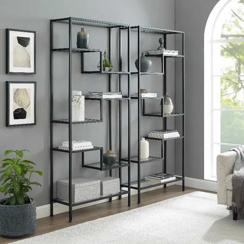 Ashley Sloane 2-Piece Etagere Set, Black