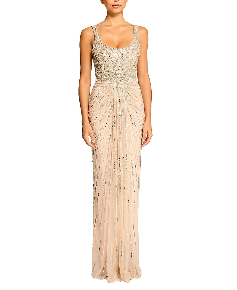 Jenny Packham Elixir Sequin-Embellished Maxi Dress