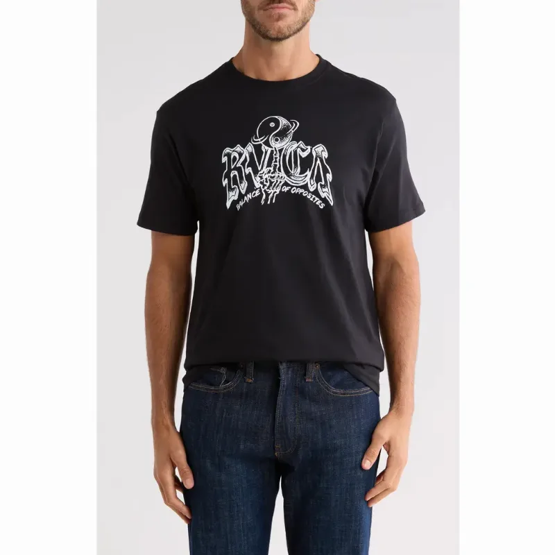 RVCA Rotater Graphic T-Shirt in Black at Nordstrom Rack, Size Xx-Large