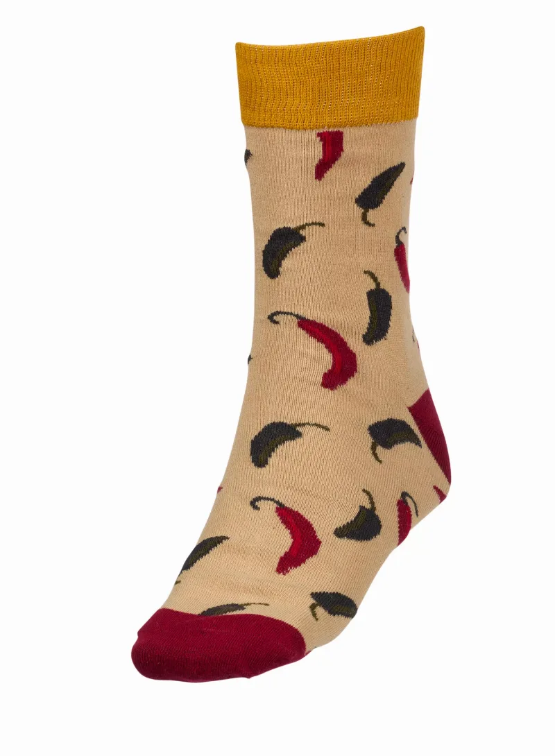 DICK's Sporting Goods Cozy Novelty Crew Socks, Men's, Peppers