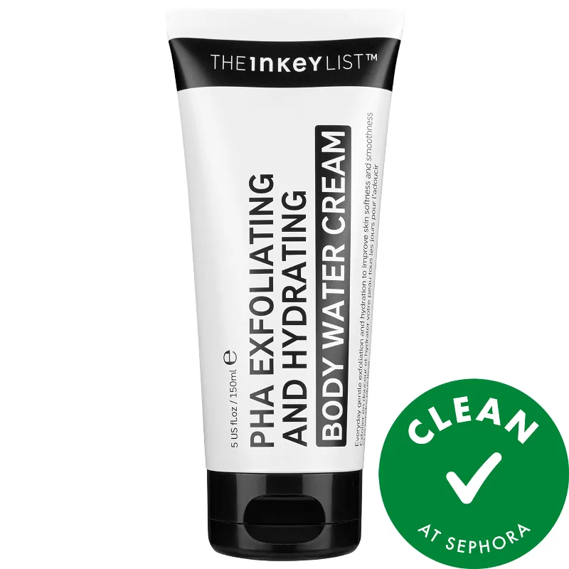The INKEY List PHA Exfoliating and Hydrating Body Water Cream 5 oz