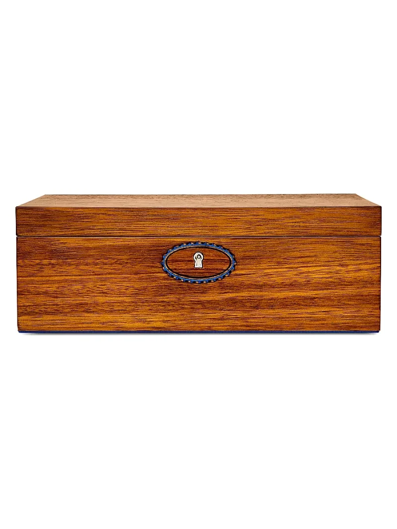Wolf Ballet Musical Jewelry Box - Walnut Wood