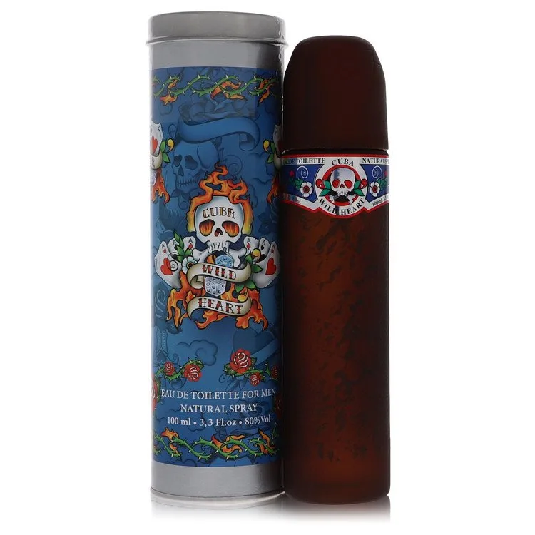 Cuba Wild Heart Cologne by Fragluxe 3.4 oz EDT Spray for Men