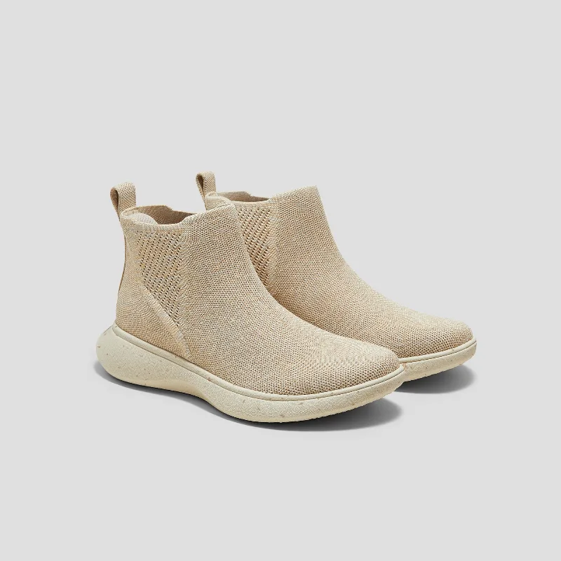 VIVAIA Round-Toe Slip-On Sneaker Boots (Urban Boots)|SAND|EU 37