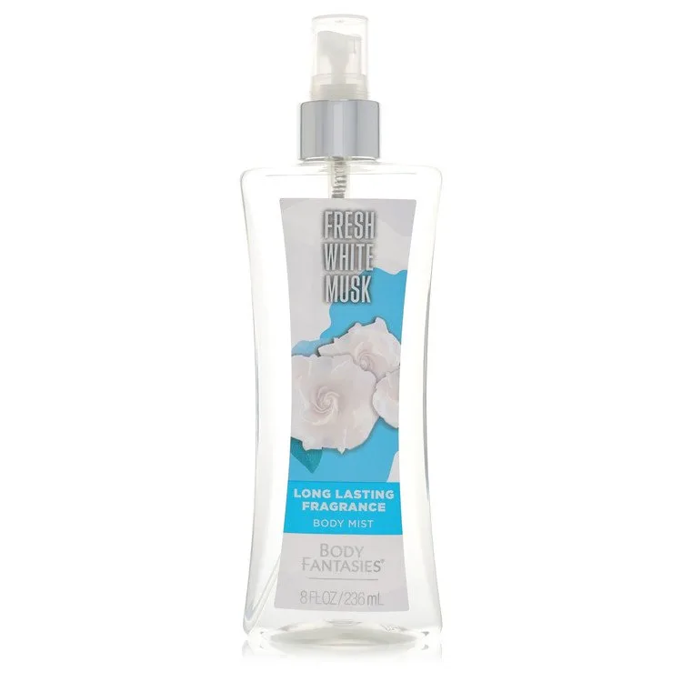 Body Fantasies Signature Fresh White Musk Perfume 8 oz Body Spray for Women