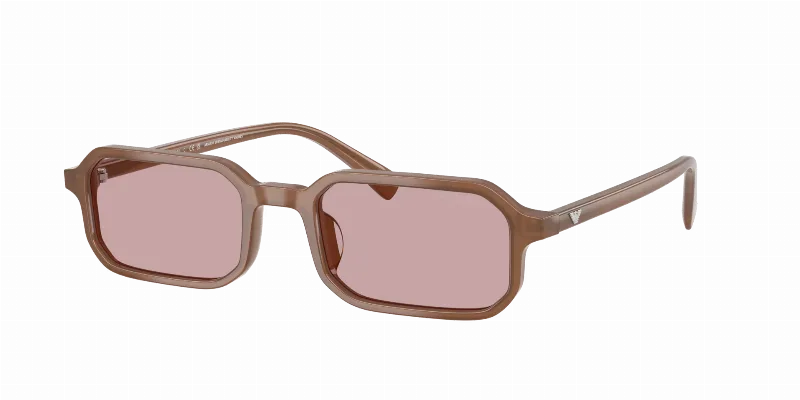 EMPORIO ARMANI Man Sunglasses EA4253U  -  Frame color: Shiny Opaline Light Brown, Lens color: Pink