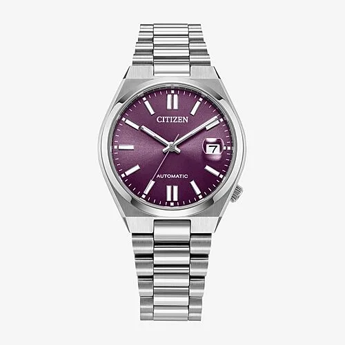 Citizen Tsuyosa Mens Automatic Silver Tone Stainless Steel Bracelet Watch Nj0200-50w, One Size, White