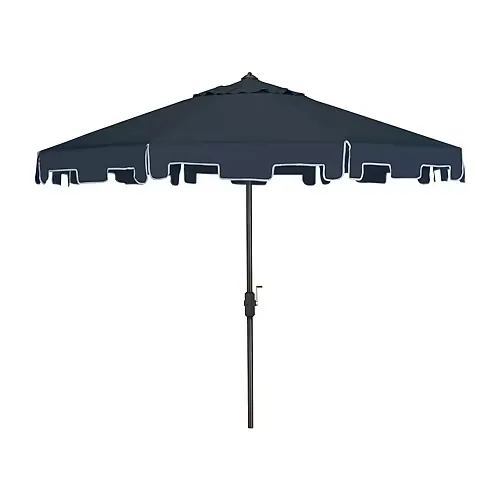 Safavieh Zimmerman Collection Patio Umbrella, One Size, Blue