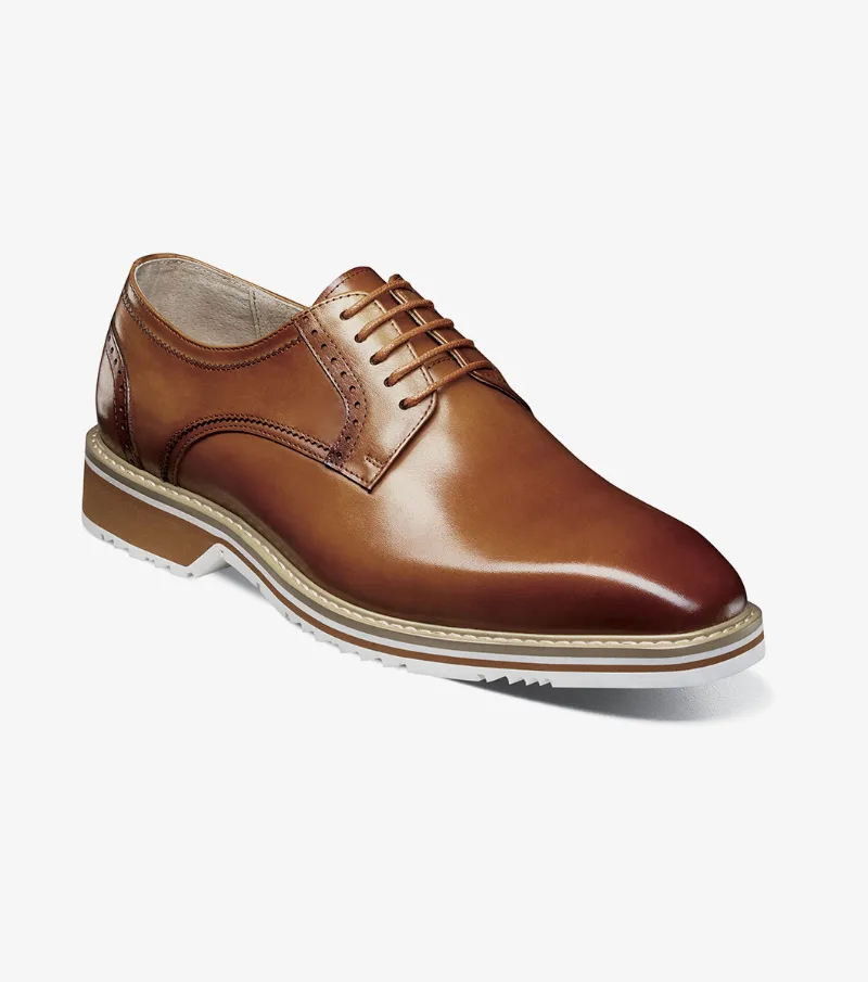 Stacy Adams Shoes Barringer Plain Toe Oxford Tan Size 12