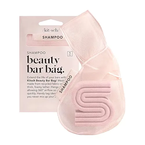 Kitsch Rpet Bottle Free Beauty Bar Shampoo Bag Blush, One Size, Pink