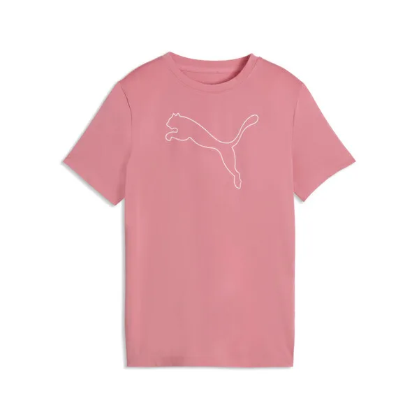 Playera PUMA Train All Day Essentials Cat Logo para Adolescentes en Talle 9-10Y Wild Rosa