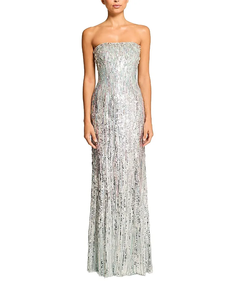 Jenny Packham Honesty Sequin-Embellished Maxi Dress