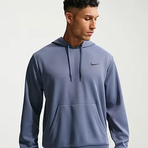 Nike Mens Long Sleeve Active Hoodie, X-large, Blue